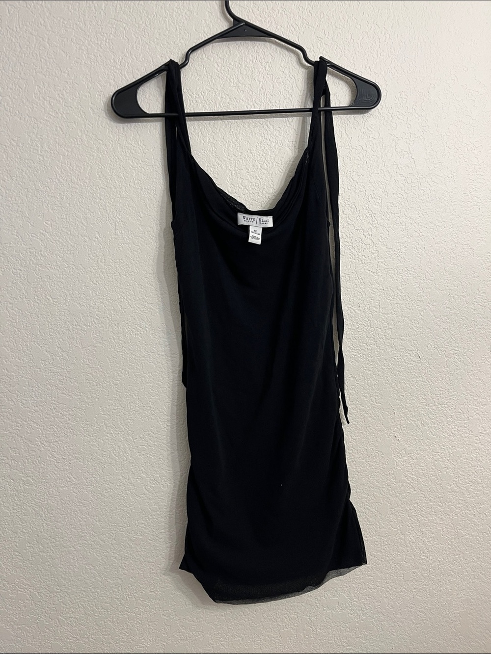 Classic party dress White House Black Market Black Cowl Neck mini
